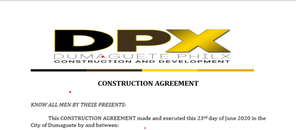 construction contract